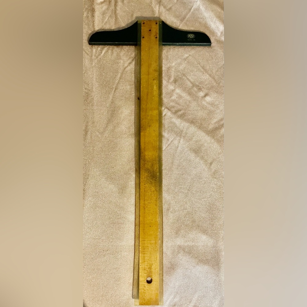 Vintage Post Model No 3839-24 T Square Ruler